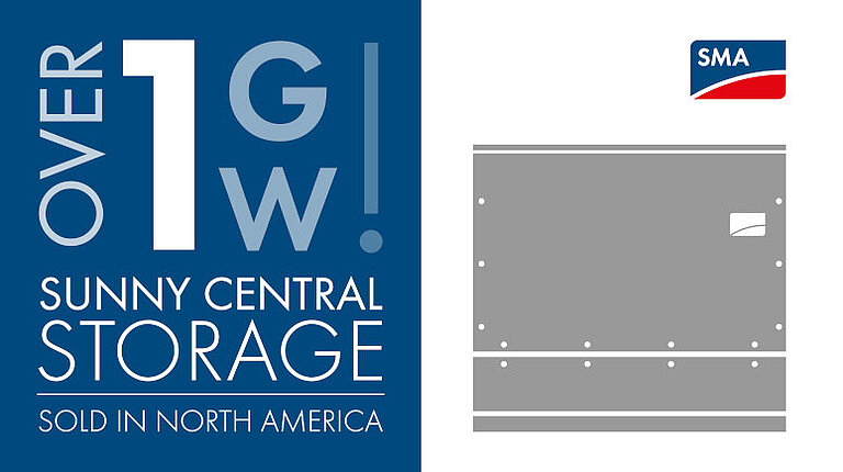 SMA celebrates 1 GW of Sunny Central Storage Solutions Sold in North America